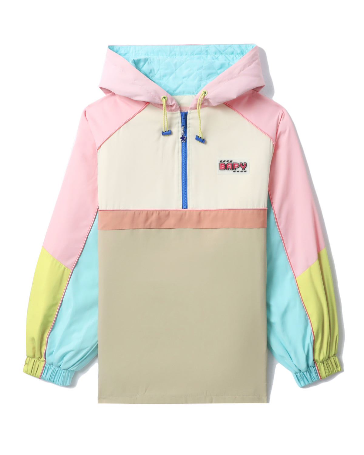 BAPY COLOR BLOCK HOODIE