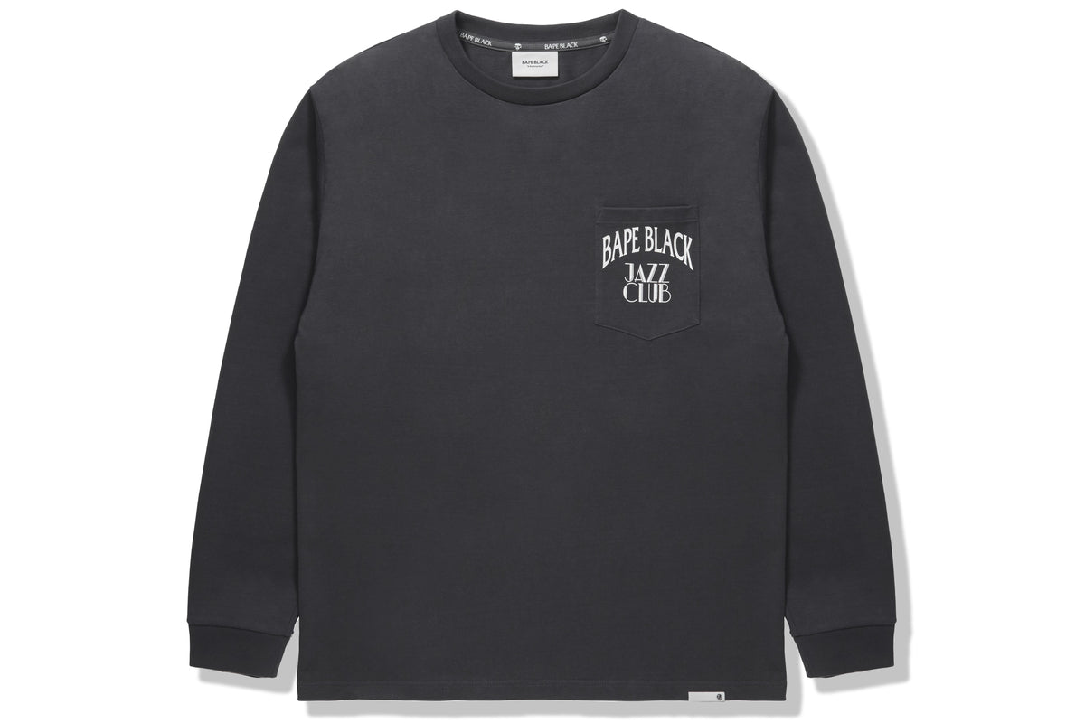 BAPE BLACK APE HEAD LONG SLEEVE TEE