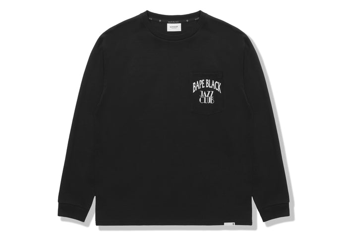 BAPE BLACK APE HEAD LONG SLEEVE TEE