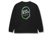 BAPE BLACK APE HEAD LONG SLEEVE TEE