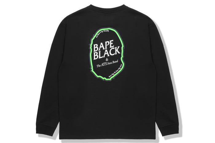 BAPE BLACK APE HEAD LONG SLEEVE TEE