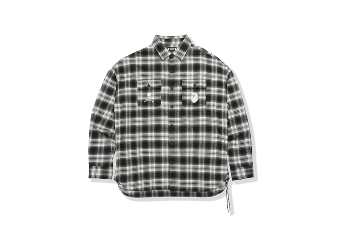 MM BAPE CHECK SHIRT