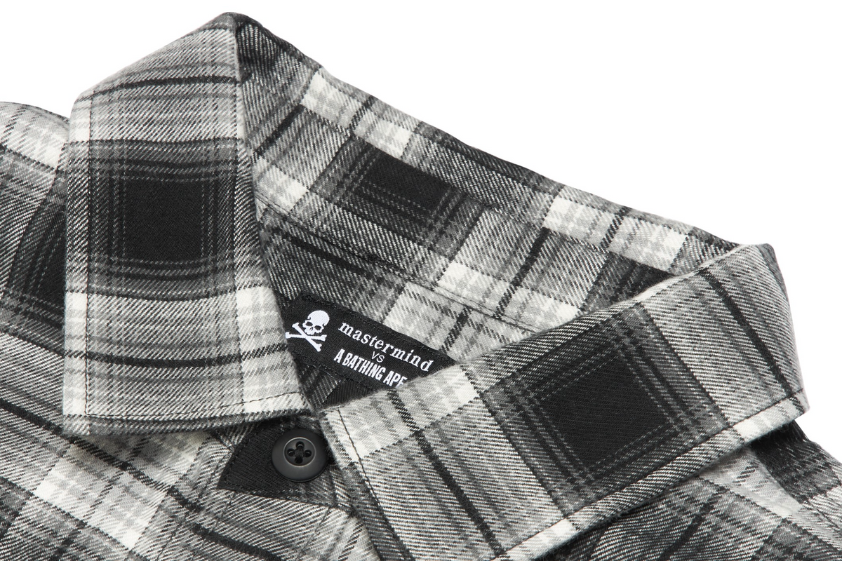 MM BAPE CHECK SHIRT