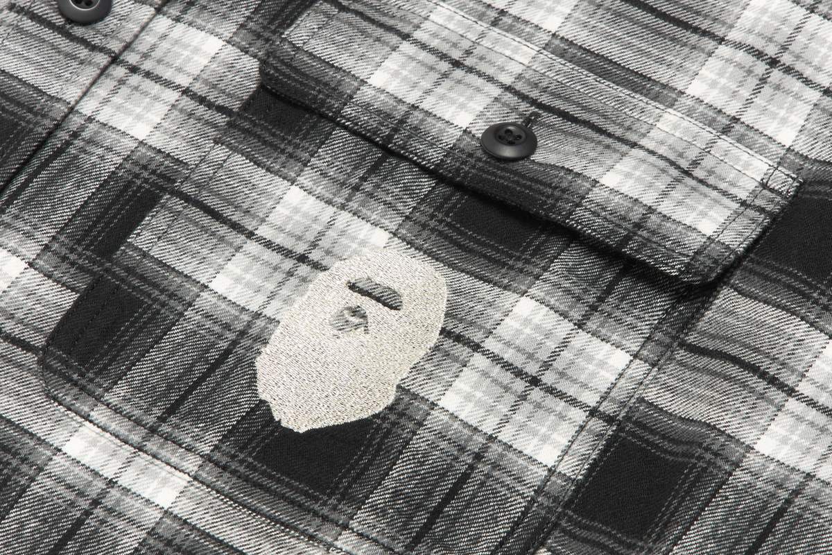 MM BAPE CHECK SHIRT